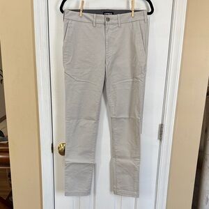 Express Men's Light Gray Chinos